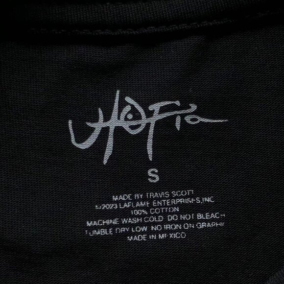 Travis Scott Utopia B5 Tee Black - Picture 5 of 9